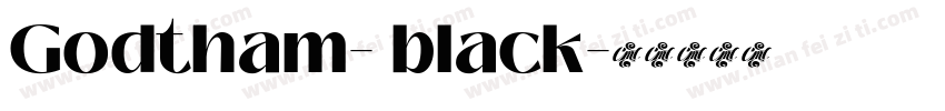 Godtham- black字体转换